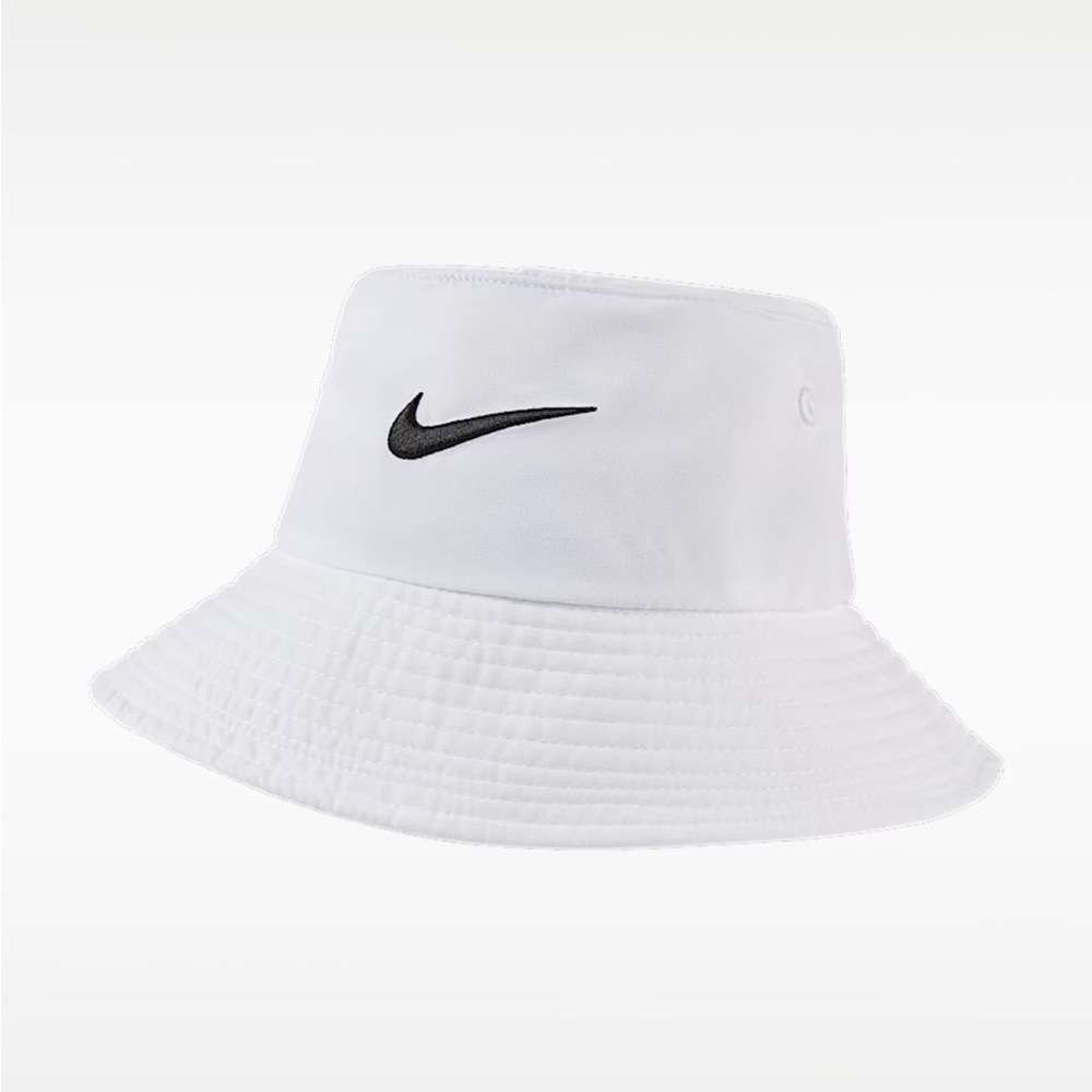 Nike Toddler UPF 40+ Infant Bucket Hat Sun Hat 7A2682-001 White One Size NWT New